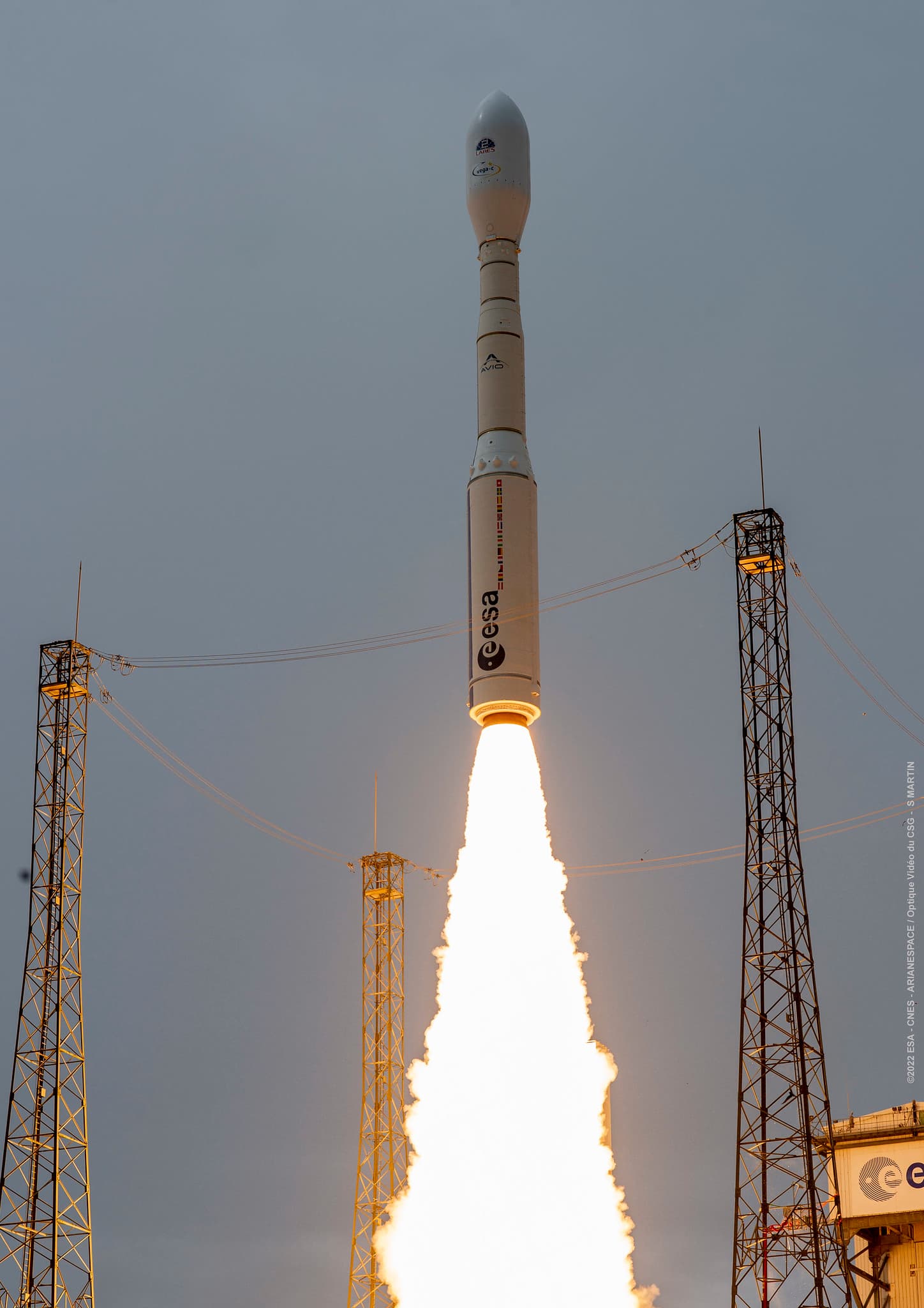 Vega-C on the pad for Vega-C | Sentinel-3C & FLEX