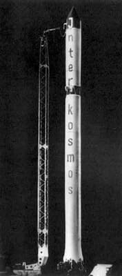 Kosmos 11K63 on the pad