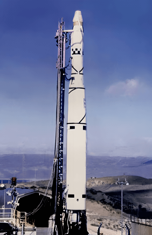 Thor DM-21 Agena-B on the pad