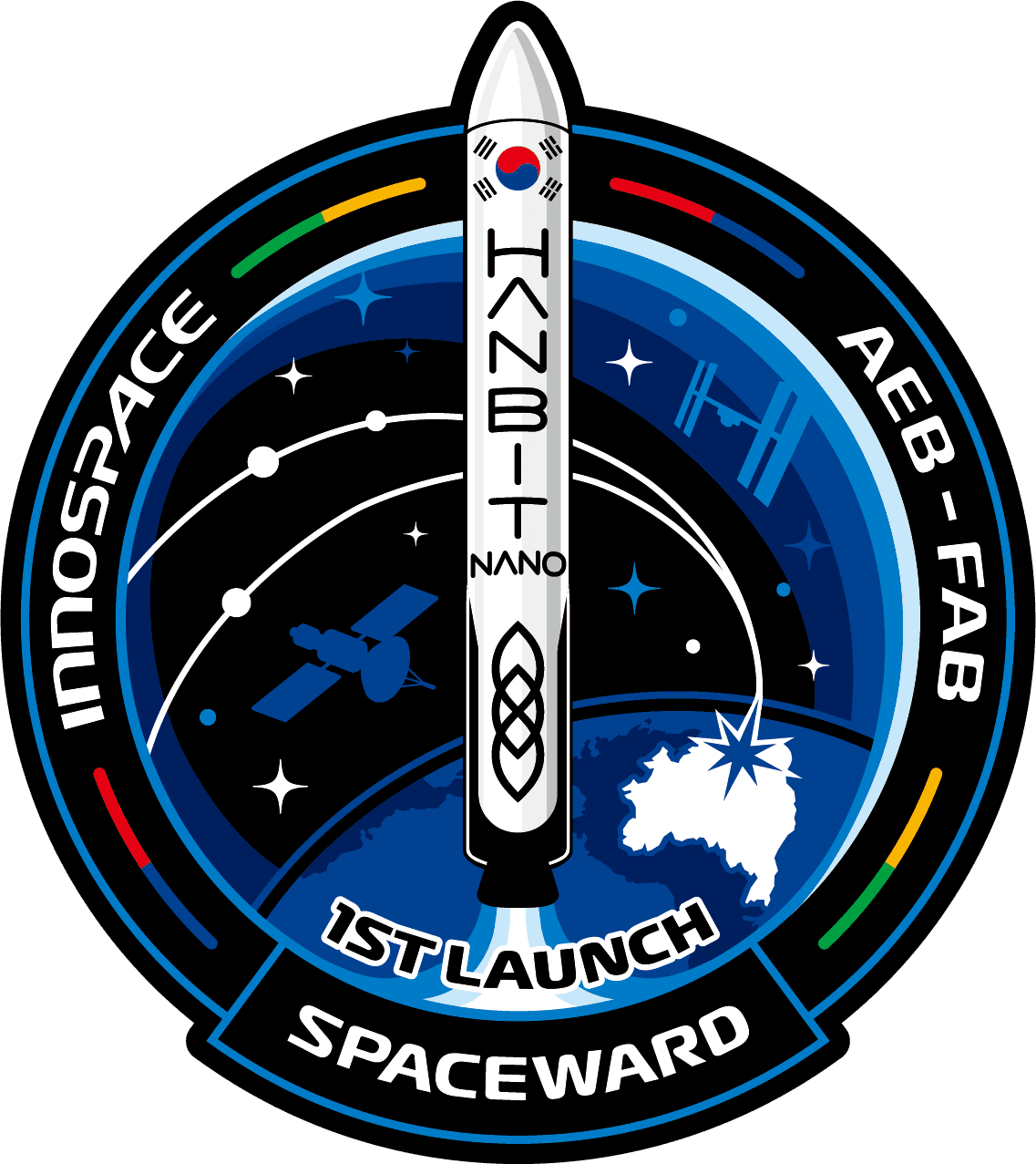 Mission patch for InnoSat-0.