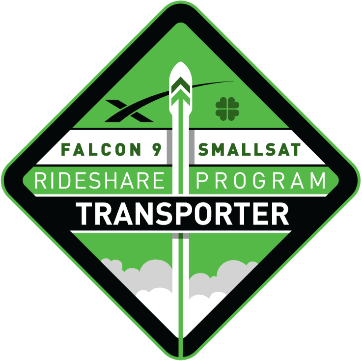 Mission patch for Transporter 18 (Dedicated SSO Rideshare).